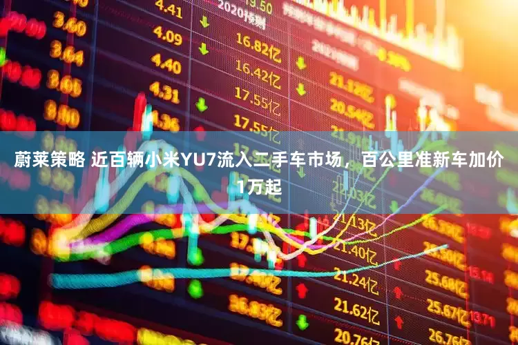 蔚莱策略 近百辆小米YU7流入二手车市场，百公里准新车加价1万起