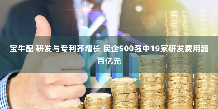 宝牛配 研发与专利齐增长 民企500强中19家研发费用超百亿元